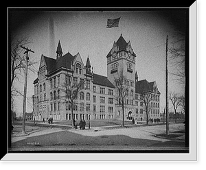 Central High School, Detroit, Mich, Historic Print