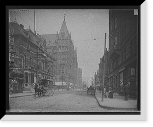 Elm Street, Cincinnati, Ohio, Antique Wall Art