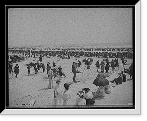 Bathing hour, Atlantic City, N.J, Vintage Print
