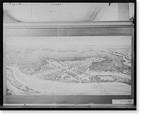 Vintage Panoramic - Washington, DC - The future bird's-eye view