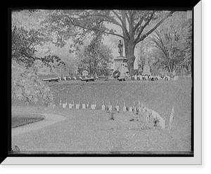 Cemetery, the soldiers' plot, Springfield, Mass. Classic, Historic Reproduction
