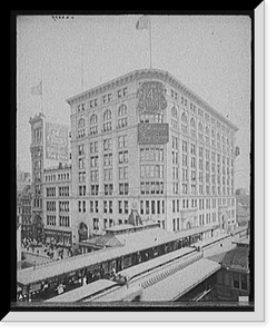 14th (Fourteenth) Street Store, New York, N.Y, Antique Print
