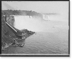Vintage Landscape - Niagara Falls - N.Y., from International Bridge
