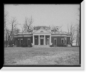 Vintage Photo Print - Monticello from the north, Charlottesville