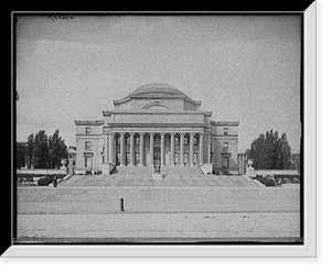 The Low Library, Columbia University, New York, Antique Print