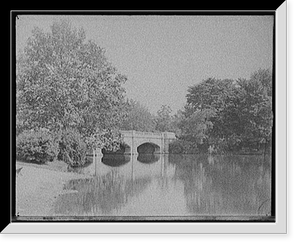 Buffalo, N.Y., bridge in park Classic, Vintage Print