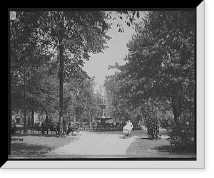 Historic Framed Print, Grand Circus Park, Detroit, Mich. - 4,  17-7/8" x 21-7/8"