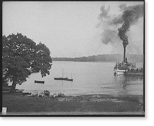 Antique Maritime - Steamboats - Lake Winnipesaukee, N.H