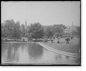 Historic Landscape - Boston, Massachusetts - Lake, Public Garden