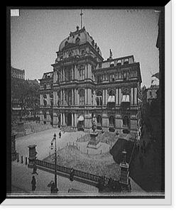 City Hall, Boston, Mass, Historic Print