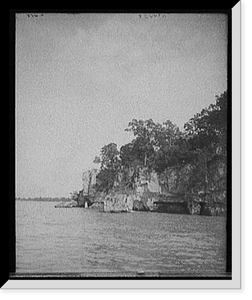 Antique Scenic Print - Needle's Eye, Gibraltar Island, Put-In-Bay, Ohio