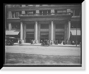 Antique Photo Print - Chicago, Illinois - Entrance to Marshall Field's