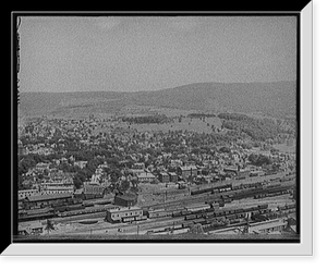 City and Hoosac Range from Whitt's Ledge, North Adams,Mass. Classic, Antique Print