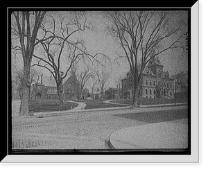 Historic Framed Print, [Springfield, Mass., Merrick Arch from Maple St.],  17-7/8" x 21-7/8"