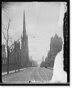 Vintage Building Photo - Detroit, Michigan - Fort Street Presbyterian