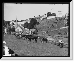Vintage Military Print - Mackinac Island, Michigan - Picturesque Fort (2)