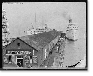 Historic Landscape - Mackinac Island, Michigan - Arnold's Dock