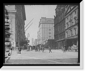 Historic Framed Print, [New York, N.Y., 42nd St., looking west],  17-7/8" x 21-7/8"