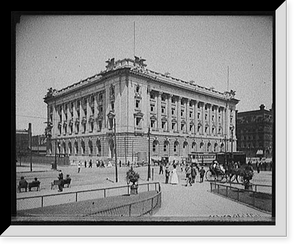 Historic Framed Print, [New post office, Cleveland, Ohio],  17-7/8" x 21-7/8"