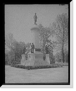 Historic Framed Print, [Army & Navy monument, Rochester, N.Y.],  17-7/8" x 21-7/8"