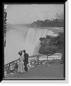 American Falls from Goat Island, Niagara Falls, N.Y. - 4, Vintage Wall Art