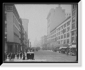 Historic Framed Print, [Main Street, Rochester, N.Y.],  17-7/8" x 21-7/8"