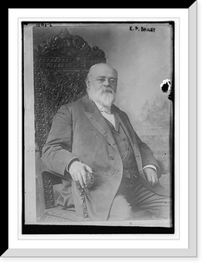 Historic Framed Print, E.P. Bailey seated,  17-7/8" x 21-7/8"