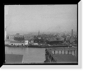 Boston from Charlestown, Boston, Mass. Classic, Antique Poster