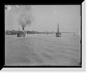 Historic Landscape - Detroit, Michigan - Up the river from Belle Isle