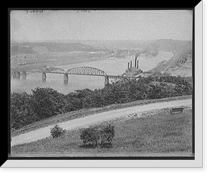 Allegheny River from Highland Park, Pittsburgh, Pa. Classic, Vintage Print