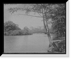 Central Park, the lake, New York, N.Y. - 2, Historic Print