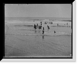 Surf bathing, Atlantic City, N.J. - 2, Vintage Print