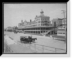 Vintage Building Photo - Atlantic City - Seaside Hotel Sea Side