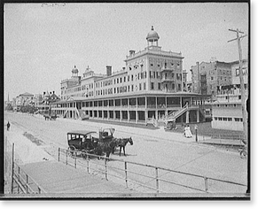 Vintage Building Photo - Atlantic City - Seaside Hotel Sea Side