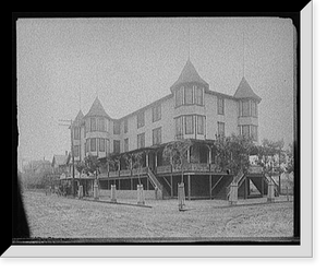 Historic Framed Print, [Edgeton Inn, Wildwood, N.J.],  17-7/8" x 21-7/8"