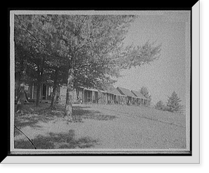 Historic Framed Print, [Bark lodge, the Antlers, Raquette Lake, Adirondack Mtns., N.Y.],  17-7/8" x 21-7/8"