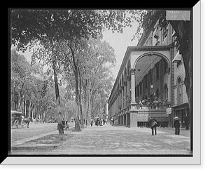 Congress Hall and Broadway, Saratoga Springs, N.Y, Vintage Poster