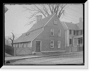 Historic Framed Print, [Narbonne House, 71 Essex Street, Salem, Mass.],  17-7/8" x 21-7/8"