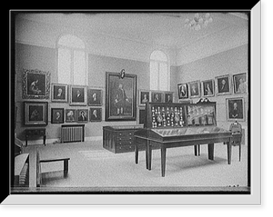 Colonial portraits, Essex Institute, Salem, Mass, Vintage Wall Art