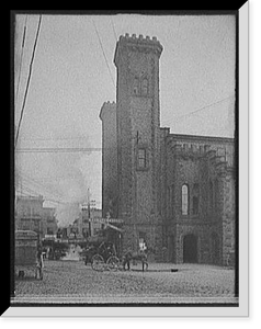 Boston and Maine Railroad depot, Riley Plaza, Salem, Mass, Antique Poster
