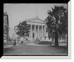 City hall, Lafayette Square, New Orleans, La, Vintage Print