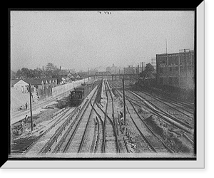 Historic Framed Print, [Michigan Central Railroad tunnel, Detroit, Mich.],  17-7/8" x 21-7/8"