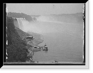 Historic Framed Print, [Niagara Falls, N.Y., from International Bridge] - 2,  17-7/8" x 21-7/8"