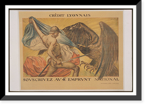Creacutedit Lyonnais. Souscrivez au 4e Emprunt National - 2 Classic, Historic Reproduction