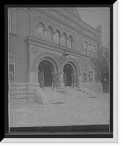 Historic Framed Print, Doorway of the Keeley Institute, Dwight, Ill.,  17-7/8" x 21-7/8"