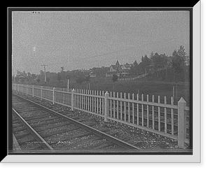 Historic Framed Print, Cottages at Bay View, Mich.,  17-7/8" x 21-7/8"
