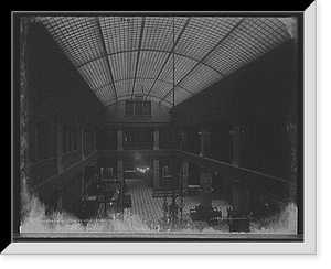 Historic Framed Print, Lobby of the [Hotel] Pfister, Milwaukee, Wis.,  17-7/8" x 21-7/8"