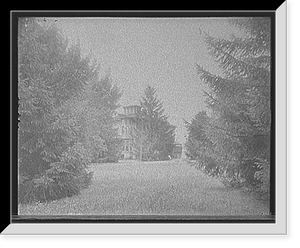 Historic Framed Print, [The Firs from southwest, New Baltimore, Mich.],  17-7/8" x 21-7/8"