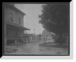 The Firs, driveway to barn, New Baltimore, Mich. Classic, Vintage Print