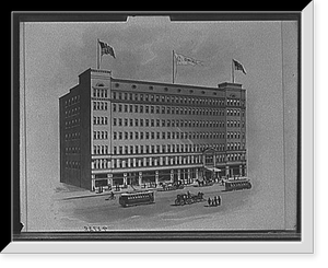 Cleveland, Ohio, Colonial Hotel Classic, Vintage Poster